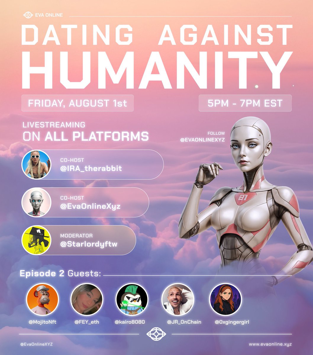 rm003rm003's tweet image. Web3 is getting personal, playful, and powerful 
@EvaOnlineXyz is redefining digital identity,
@SongjamSpace is remixing music collaboration,
@virtuals_io is gamifying your onchain presence.
The future isn’t coming — it’s already live. 
#Web3Identity #MusicFi #SocialGaming #Eva