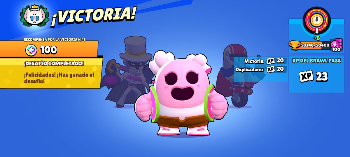 knmt_sakura's tweet photo. Yo, obligando a mi hermano a jugar, para sacar una skin de un brawlers que no jugamos ☝🏻🤓 https://t.co/oGiY0zbcz6