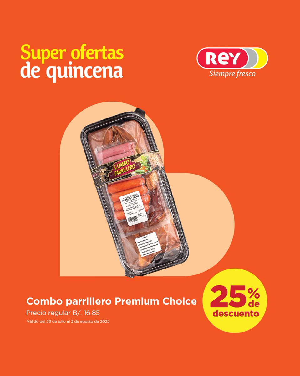 🛒 ¡Ofertas de quincena pensadas para ti!
Descubre una gran variedad de productos con super ofertas ✨️

¡Ven y encuentra tus favoritos!

📍La disponibilidad de productos puede variar según la sucursal.
