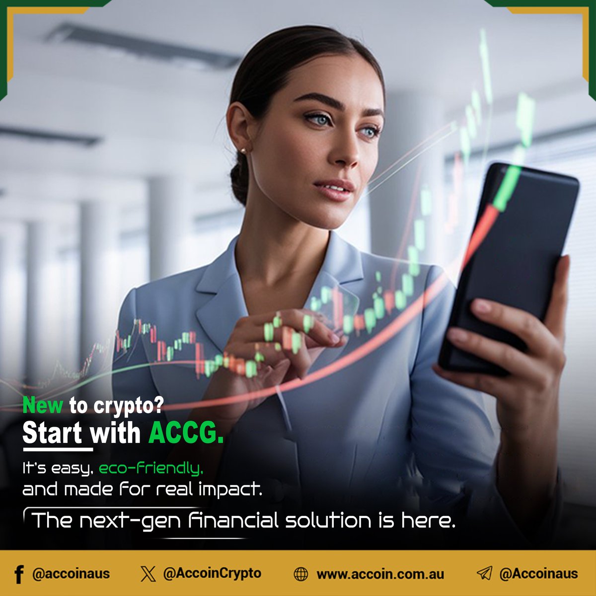 🚀 New to crypto? Make your first move the smartest one.

🌱 Start with ACCG — the eco-friendly, beginner-friendly token built for real-world impact.

💡 Simple. Secure. Sustainable.
💸 The next-gen financial revolution starts with you.

Trade Now👇
koinpark.com/trade/ACCG-USDT
