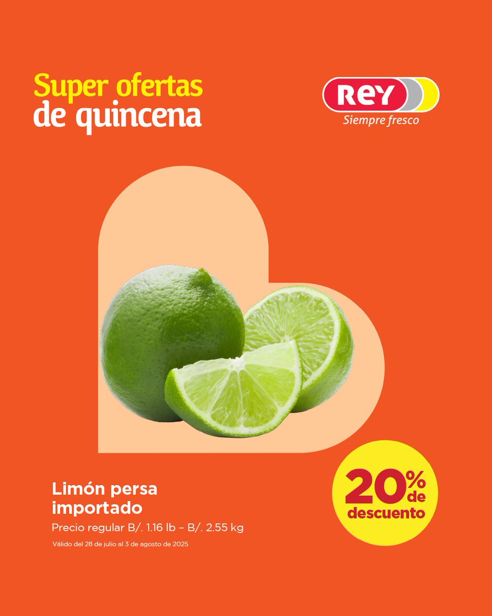 🛒 ¡Ofertas de quincena pensadas para ti!
Descubre una gran variedad de productos con super ofertas ✨️

¡Ven y encuentra tus favoritos!

📍La disponibilidad de productos puede variar según la sucursal.