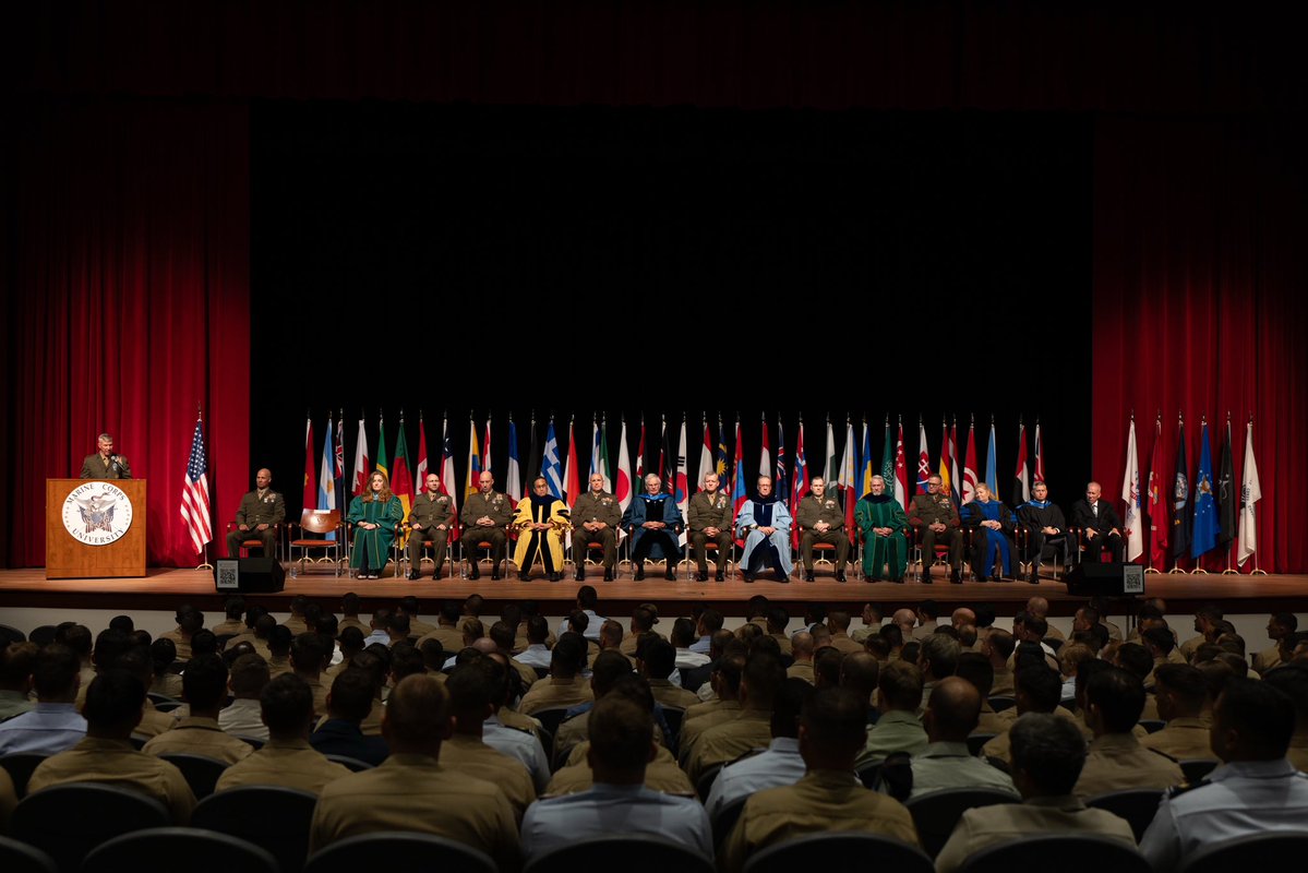 Yesterday, I spoke at Marine Corps University’s convocation, addressing Marines, joint partners, allies, and interagency civilians. MCU continues to be our premier educational institution, developing thoughtful planners and decisive leaders-ensuring we prevail in the future fight