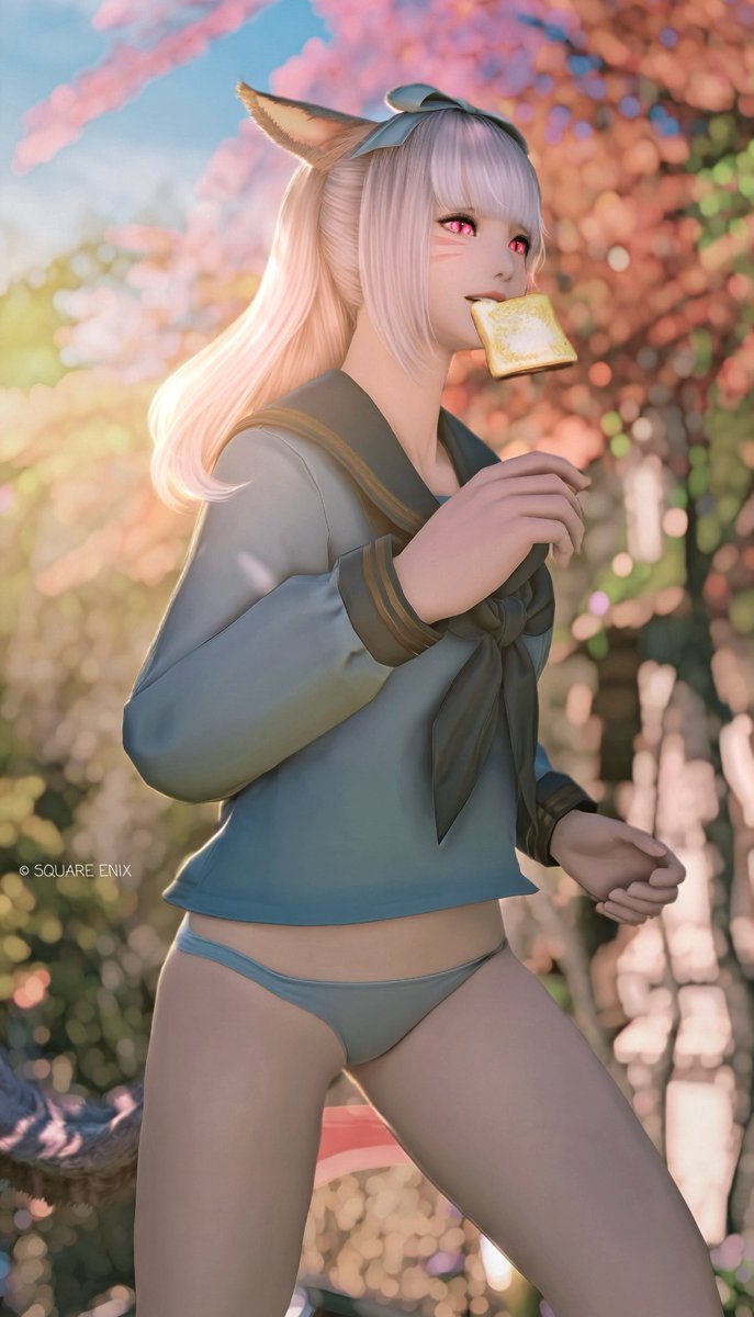 #おはミコ #FF14 
遅刻遅刻ーっ‼️