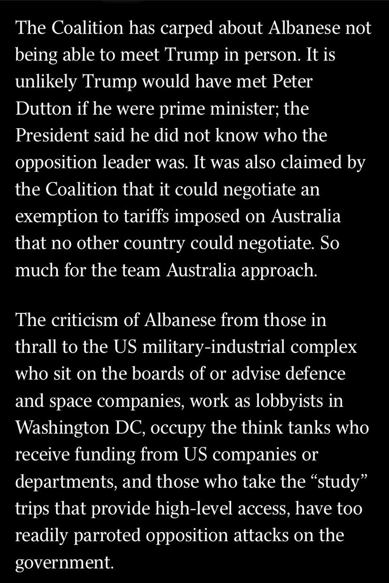 James Laurenceson 罗震 @j-laurenceson.bsky.social (@j_laurenceson) on Twitter photo Excellent column from <a href="/TroyBramston/">Troy Bramston</a>. It makes the simple, undeniable point that when it comes to Australia’s relationship with the US, it’s the US that’s behaving badly: Why should Australia support the US when it treats us with such disrespect? theaustralian.com.au/inquirer/why-s… Excellent column from <a href="/TroyBramston/">Troy Bramston</a>. It makes the simple, undeniable point that when it comes to Australia’s relationship with the US, it’s the US that’s behaving badly: Why should Australia support the US when it treats us with such disrespect? theaustralian.com.au/inquirer/why-s…