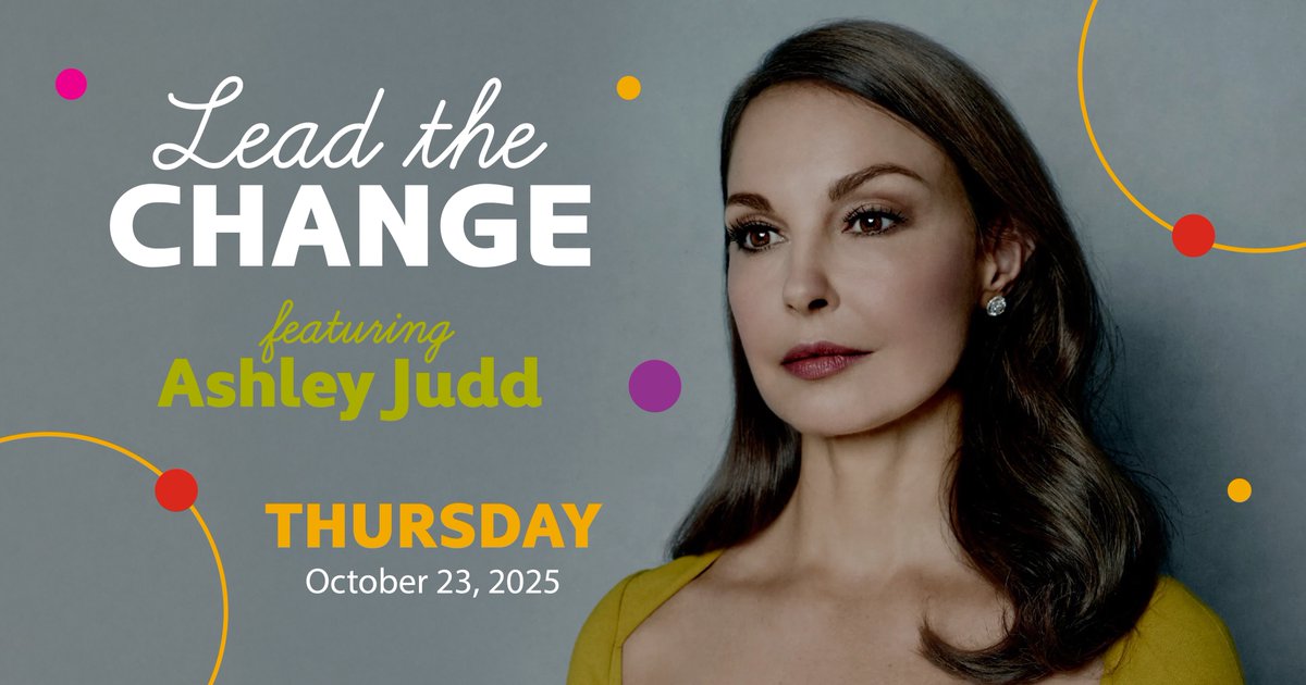 OmahaWomensFund's tweet photo. Ashley Judd was @TIME’s Person of the Year as one of the Silence Breakers in 2017. For her continued advocacy for gender-based violence survivors, we selected her as this year’s #LeadTheChange speaker.

📖 Article: https://t.co/nFT53iEENl

🎟Event tickets: https://t.co/gT4Vv7ms0A https://t.co/SF1guW4JJP
