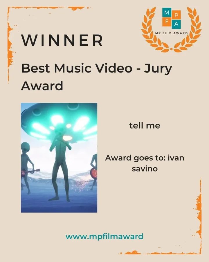 MP film Awards 2025
#30esimo #riconoscimento #internazionale #tellme #alessandrosavinoproject