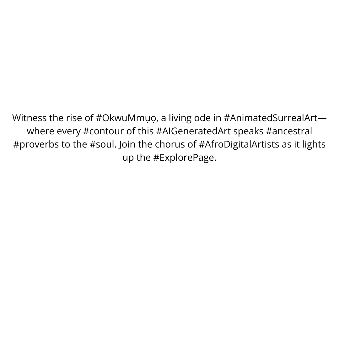 AfriKabakata's tweet photo. #africa #cuture #afro #ai #digitalart #artist #igbomythos #afrorenaissance #digitaljuju #uliart #narrativeanimation #afrotech #culturalfuturism #fractalart #heritagemeetsai #storytellingpixels #igboart #digitalstorytelling #uliinspired #nsibidi #4kcinematic https://t.co/MmbSh9LYis