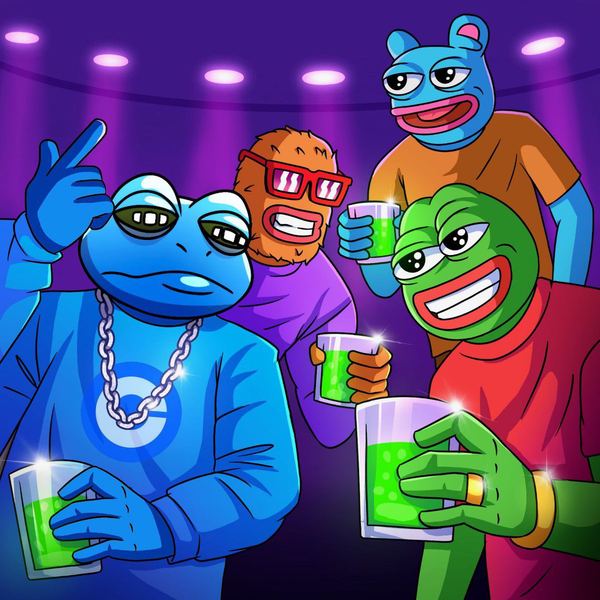 $BROAK and friends going into the weekend like……………