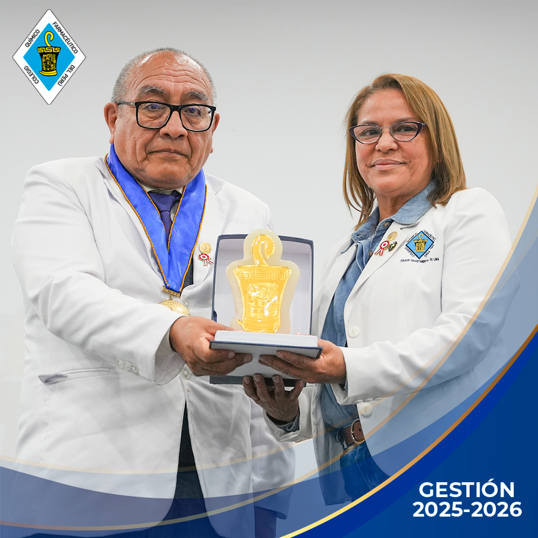 𝗖𝗤𝗙𝗣 𝗿𝗲𝗰𝗼𝗻𝗼𝗰𝗲 𝗹𝗮 𝗱𝗲𝘀𝘁𝗮𝗰𝗮𝗱𝗮 𝘁𝗿𝗮𝘆𝗲𝗰𝘁𝗼𝗿𝗶𝗮 𝗽𝗿𝗼𝗳𝗲𝘀𝗶𝗼𝗻𝗮𝗹 𝗱𝗲 𝗤𝘂í𝗺𝗶𝗰𝗼 𝗙𝗮𝗿𝗺𝗮𝗰𝗲́𝘂𝘁𝗶𝗰𝗼𝘀
Q.F.  Giuliana Carmen Salgado Luna por su compromiso con la salud pública y valiosa contribución al desarrollo de la profesión.