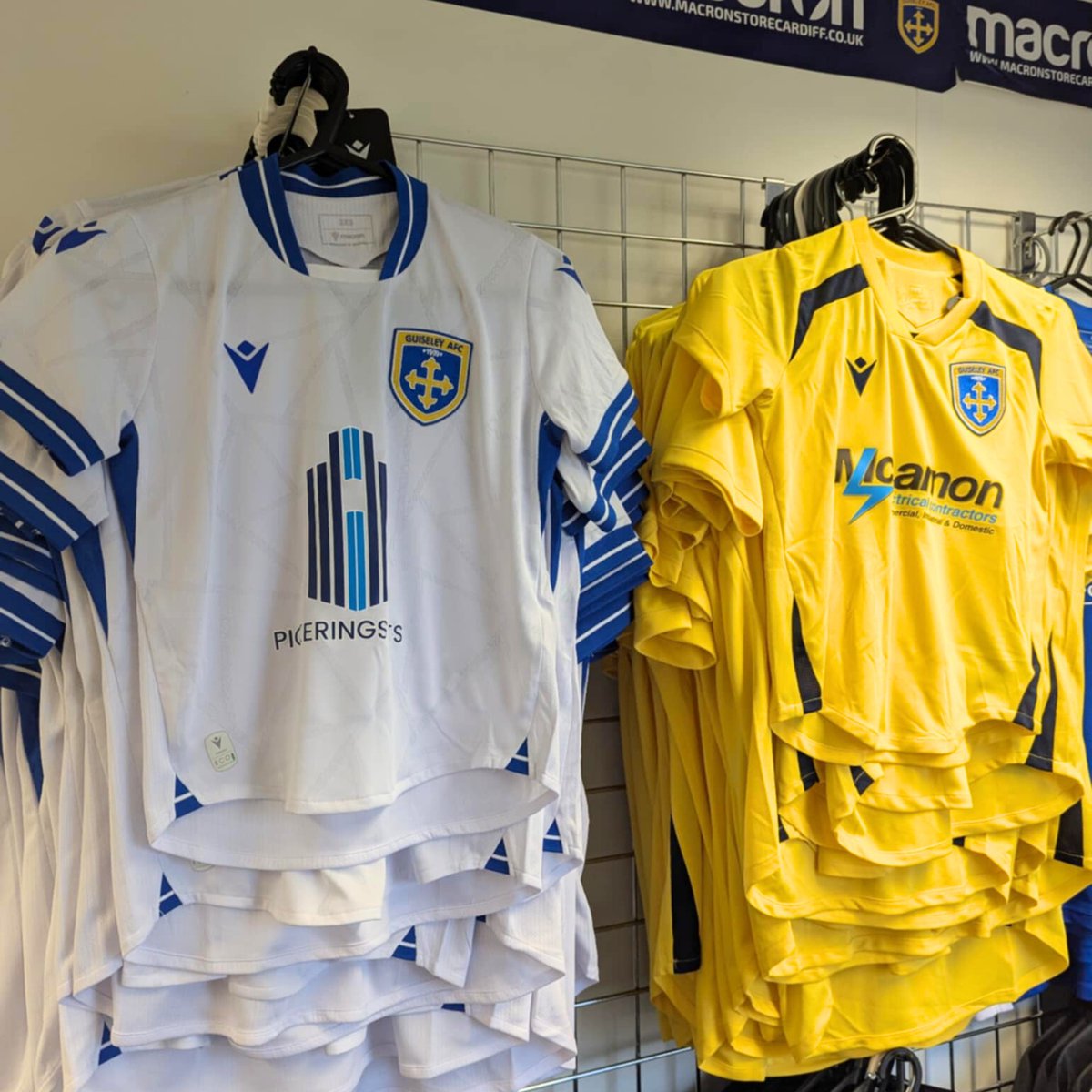 Visit the Club Shop this afternoon to get your hands on our new shirts ⚪🟡

It's also your last chance to get a copy of our 2025/26 Pre-Season Match Programme available for just £3 around Nethermoor and in the shop.

#GAFC #GuiseleyTogether