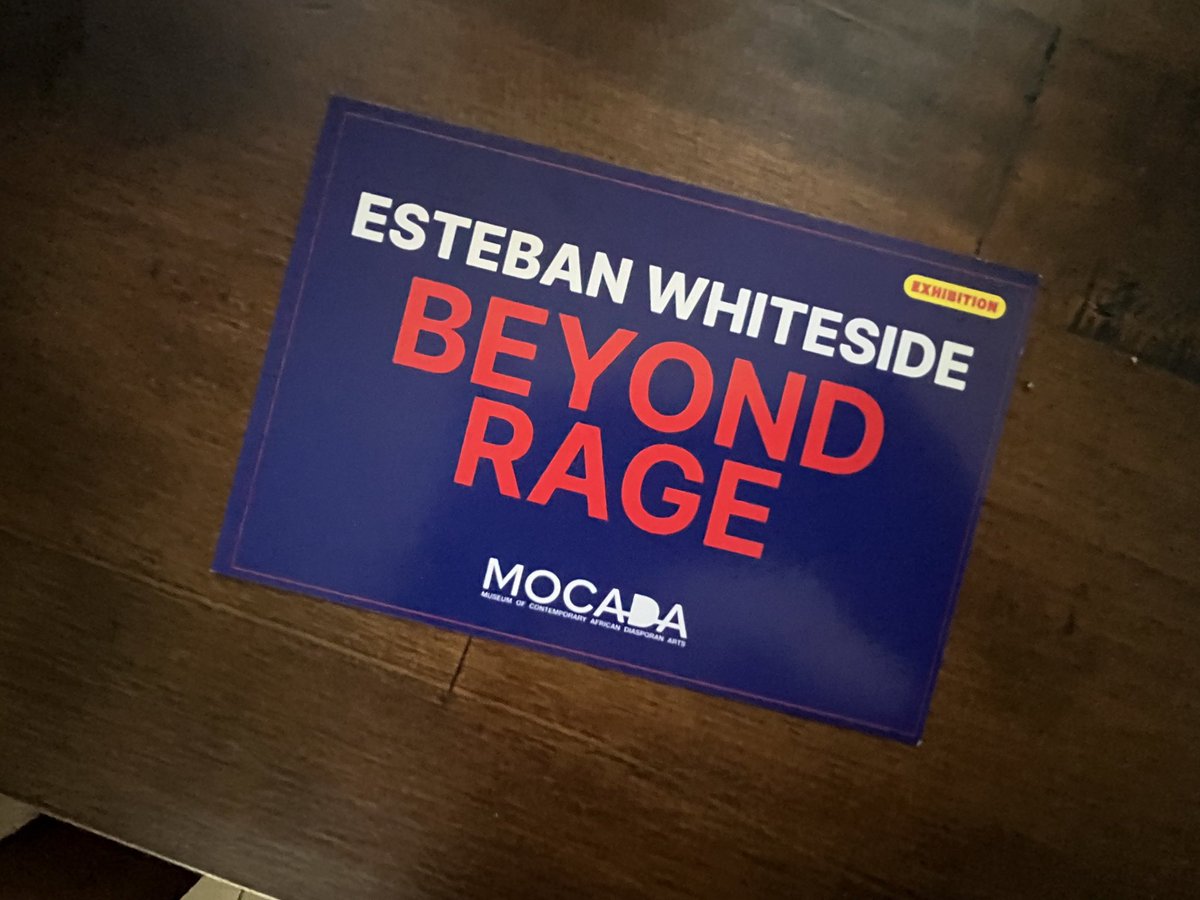 BuyBlackArt's tweet image. Beyond Rage by artist Estéban Whiteside at the #MoCADA Museum of Contemporary Diasporan Arts
10 Lafayette Ave, Brooklyn, NY 11217