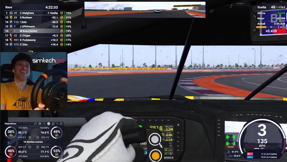 Mario Soler~🇩🇪 (@mariosoler19z) on Twitter photo Terminamos nuestra primera resistencia en Le Mans Ultimate acompañados por <a href="/HyperzWC/">Mateo Estevez</a>
Top split, sin setup, sin saber ir por lo gris y con el Corvette pero eh
Las risas que nos hemos echado no nos las quita nadie 🤣🤣
Mucho potencial tiene este juego, ganas de más 😌 Terminamos nuestra primera resistencia en Le Mans Ultimate acompañados por <a href="/HyperzWC/">Mateo Estevez</a>
Top split, sin setup, sin saber ir por lo gris y con el Corvette pero eh
Las risas que nos hemos echado no nos las quita nadie 🤣🤣
Mucho potencial tiene este juego, ganas de más 😌