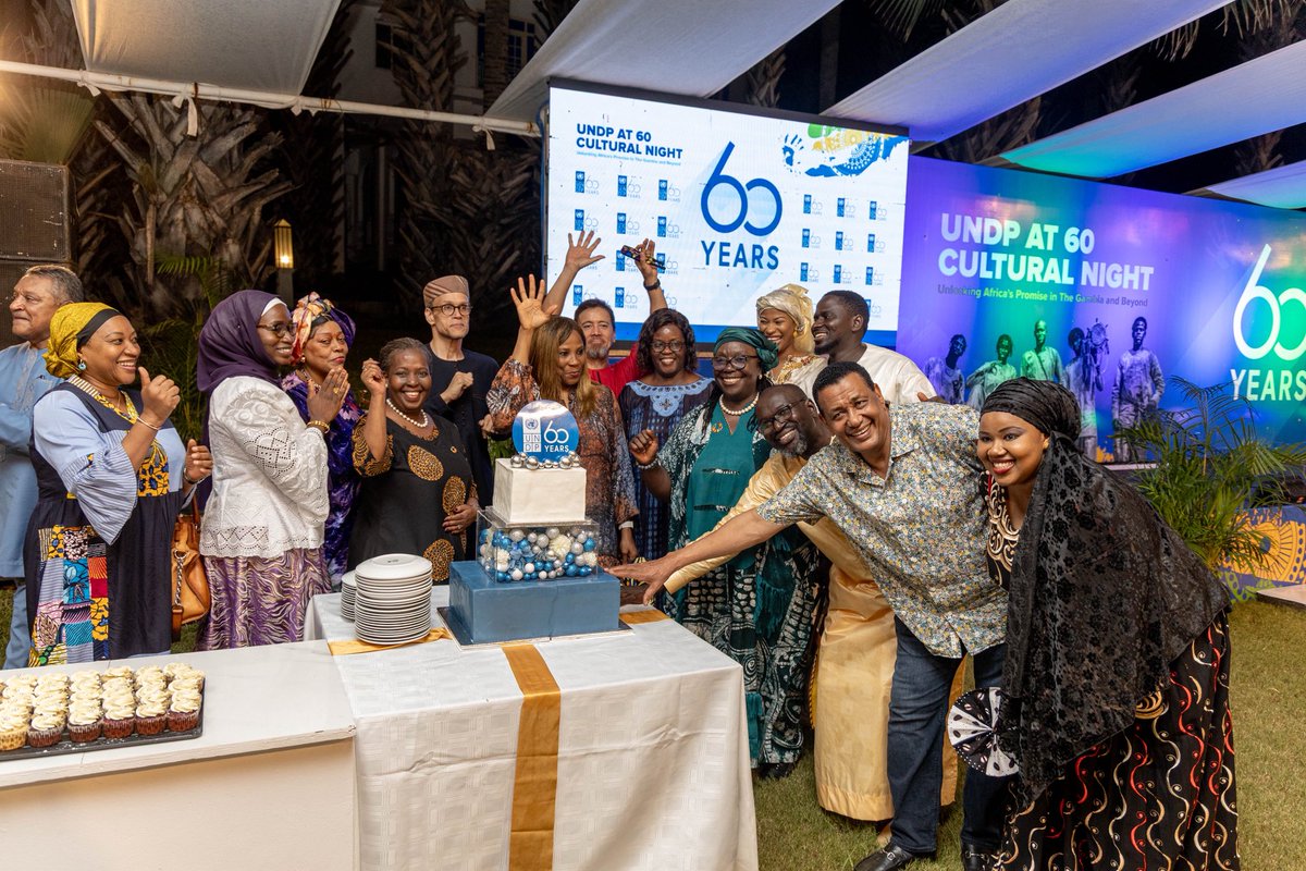 UNDP_TheGambia's tweet photo. 6️⃣0️⃣! 

That’s how many years we’ve stood alongside communities, transforming lives and adapting to a changing world. 
 
Strong and steady, future-ready.
 
#UNDP60 https://t.co/Kxphi3RhSh