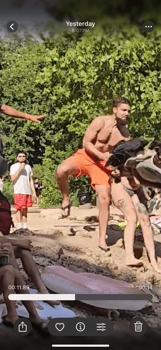EthanOMcBride's tweet photo. ATTENTION AUSTIN: 
The 3 men who violently assaulted a trans woman &amp; her friends last weekend have still not been IDed 

•⁠Suspect 1: Man in orange shorts.
•⁠Suspect 2: Man with long dark hair in green shorts.
•⁠Suspect 3: Hispanic man in a cowboy hat

Call APD w tips! https://t.co/efYYrC0B8j