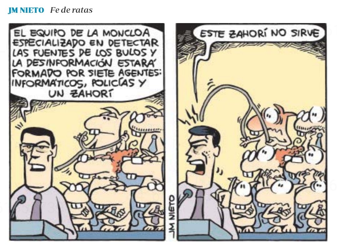 Pablo Fernández (@santaleonor13) on Twitter photo Que lo detengan
Que es un mentiroso,
Malvado y peligroso,
No lo podemos controlar.
Que lo detengan
Nos ha robado calma,
Se llevó nuestra alma
Y no nos ha dejado na
<a href="/HUMORJMNIETO/">Jose María Nieto</a> Que lo detengan
Que es un mentiroso,
Malvado y peligroso,
No lo podemos controlar.
Que lo detengan
Nos ha robado calma,
Se llevó nuestra alma
Y no nos ha dejado na
<a href="/HUMORJMNIETO/">Jose María Nieto</a>