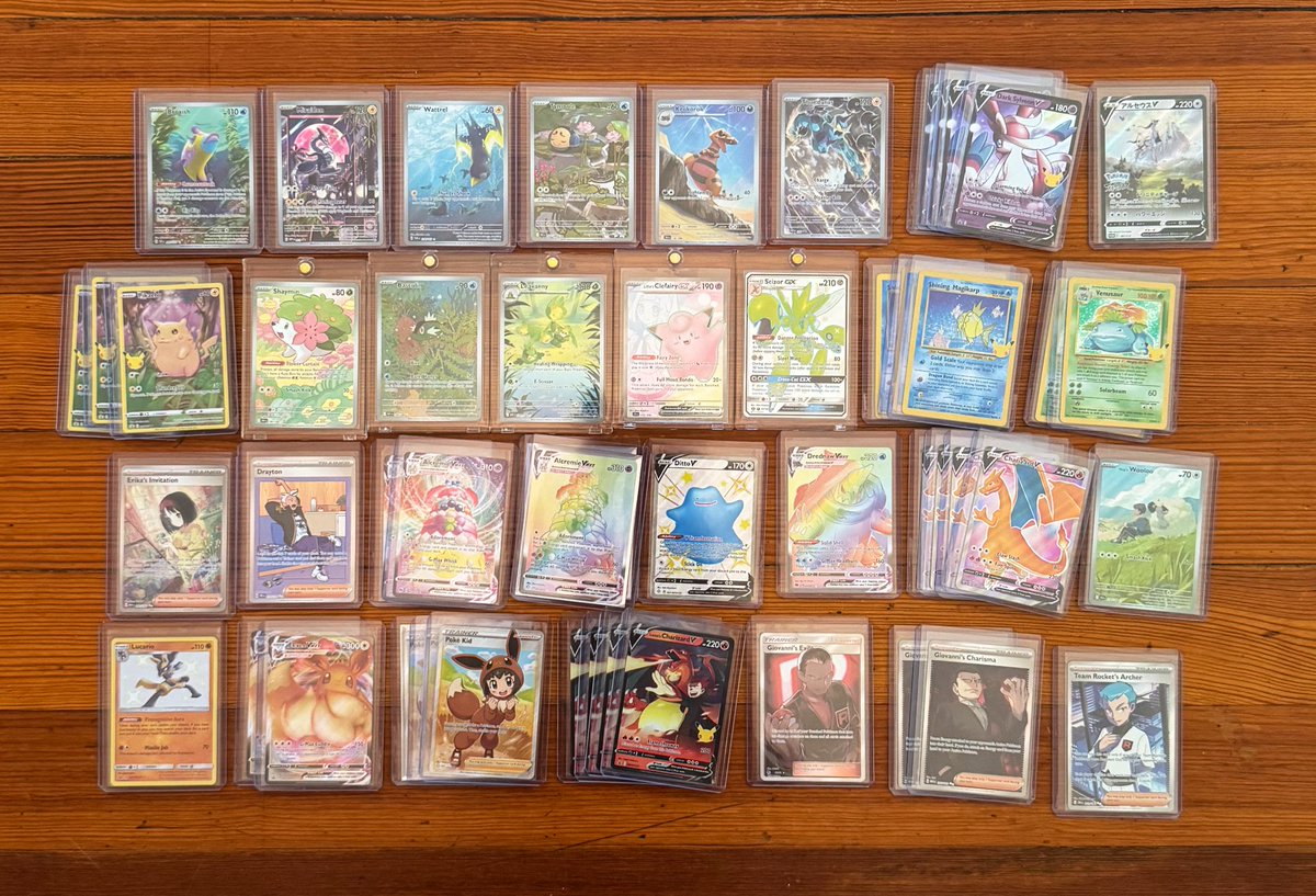 LGCards2000's tweet photo. Hey! I’m thinking of having a couple beers tn and trying a Pokemon + wrestling sale. Modern and vtg. Maybe a few other random things too. I’ll probably get started a bit after 8 EST. 
RTs appreciated!
@BUYSELLTRADETCG @SportsCardNews @CardboardBanger @TattooedBST @sports_sell https://t.co/TmJmszBWdV
