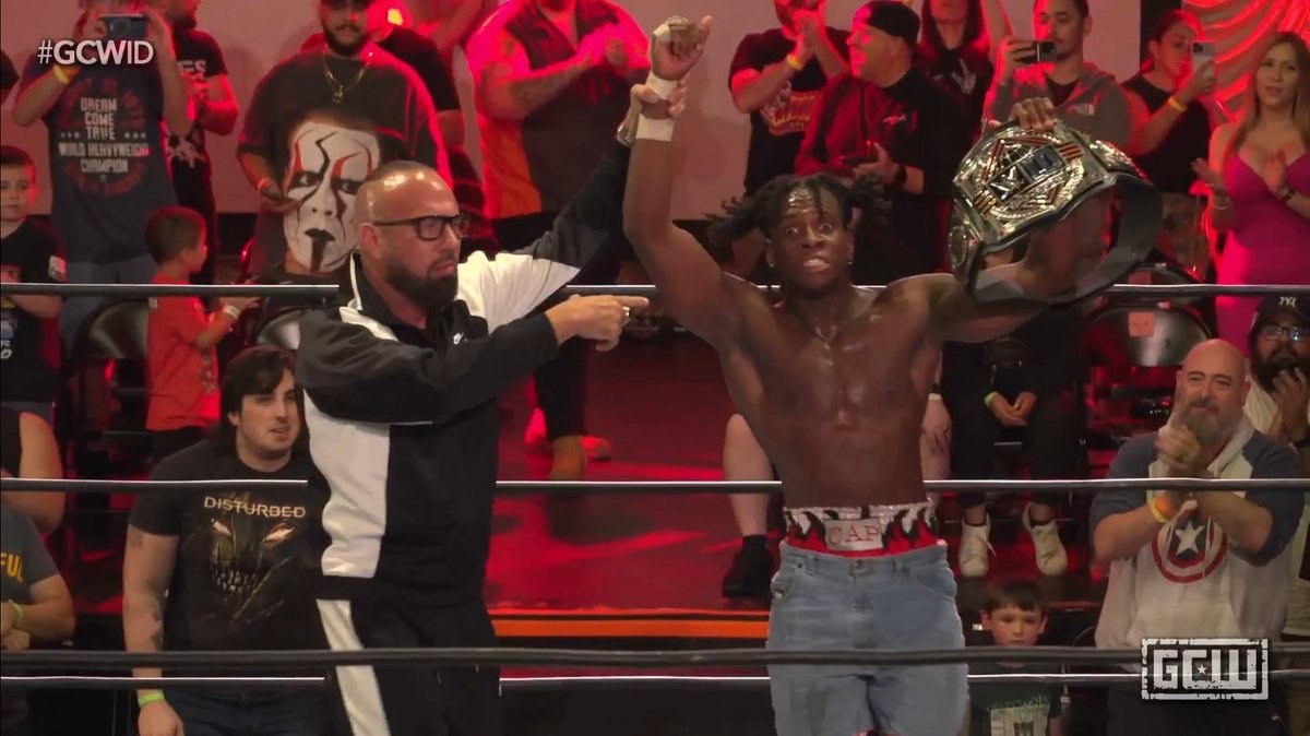 WrestleTalk_TV's tweet image. Cappuccino Jones is the inaugural WWE ID Men&apos;s Champion!