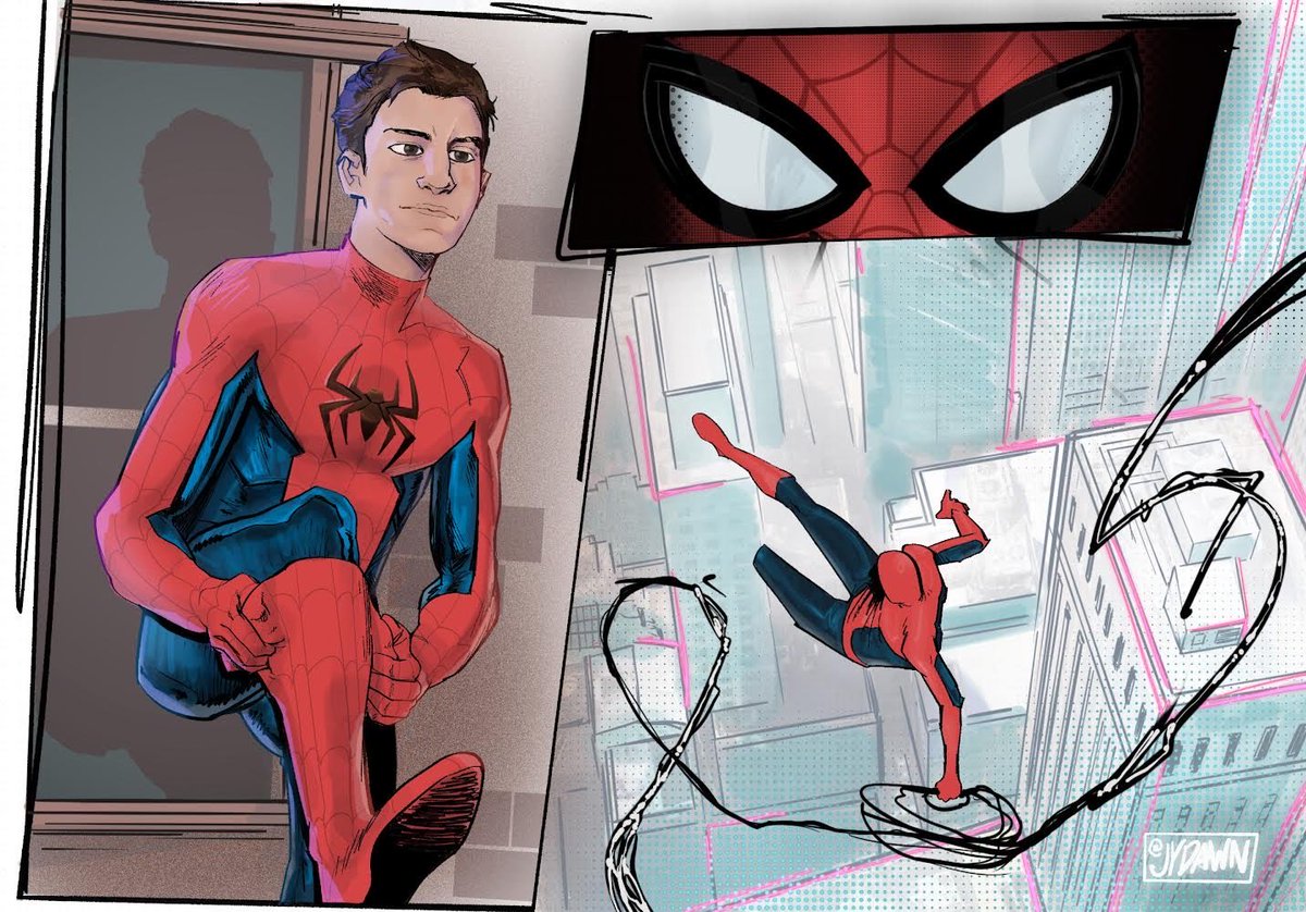 _jydawn's tweet photo. #SpiderManDay it’s pretty on BRAND that he gets a NEW suit this DAY https://t.co/FybVMhObDe
