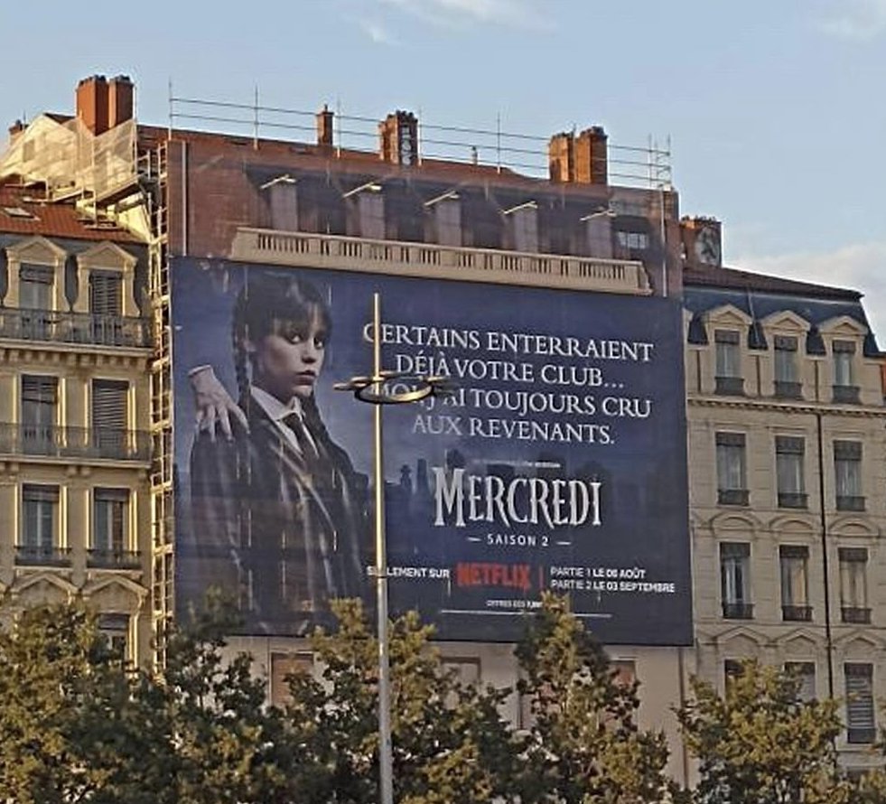 ๐๐ข๐ก๐๐๐๐๐ (@gonebackoff) on Twitter photo Bravo <a href="/NetflixFR/">Netflix France</a>, vous รชtes trรจs forts !
Publicitรฉ ร Place Bellecour ๐ซถ๐ผ Bravo <a href="/NetflixFR/">Netflix France</a>, vous รชtes trรจs forts !
Publicitรฉ ร Place Bellecour ๐ซถ๐ผ