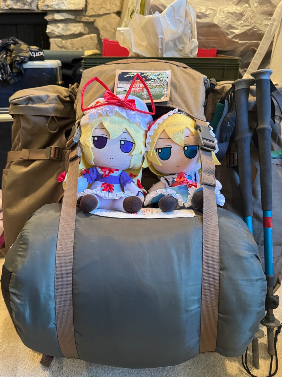 YoukaiMountain's tweet image. At long last, time for some overdue Fumo Camping. One practice run before Fumo Camping EU. The wondrous peaks of the Alps are calling to me.