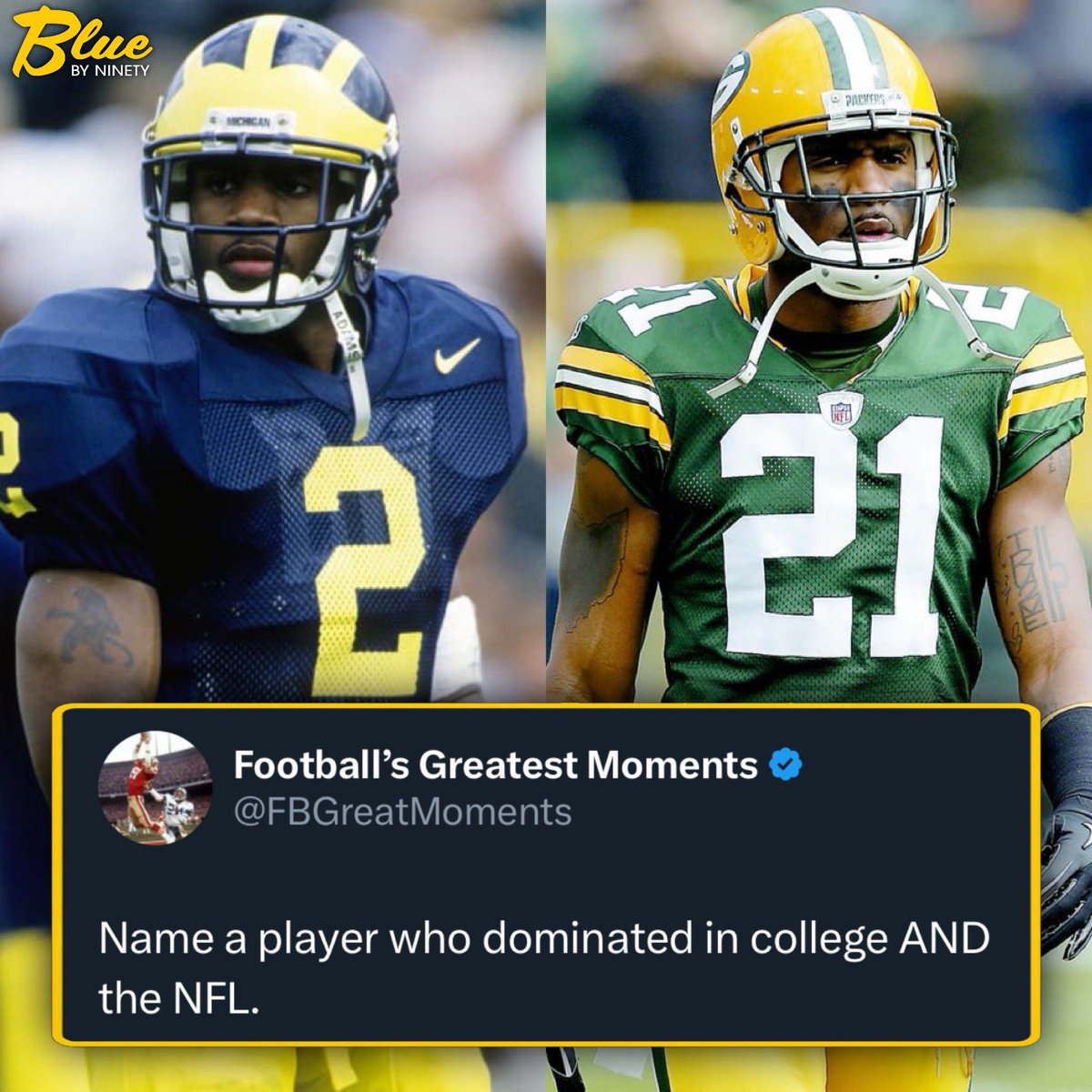 I'll start: Charles Woodson