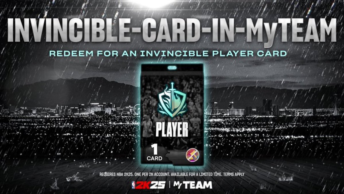 New locker code:

INVINCIBLE-CARD-IN-MyTEAM

Who did you get? #NBA2K25