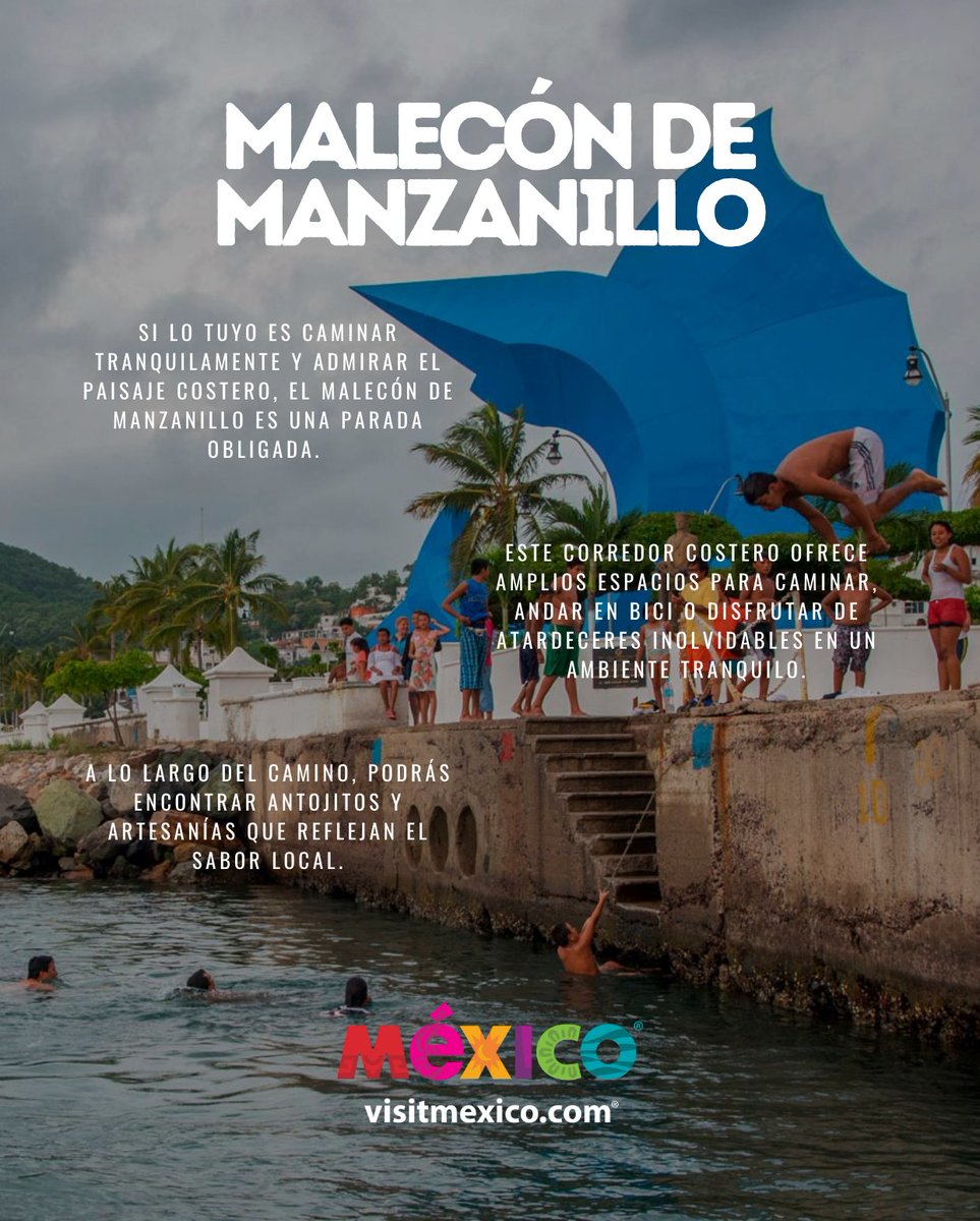☀️ Spend an unforgettable summer on the Pacific coast. In Manzanillo, sun, sand, and sea combine for energy, relaxation, and adventure. Explore stunning beaches and natural landscapes. Come, live, and feel Manzanillo this summer! 🇲🇽

#VisitMexico #Manzanillo #SummerInMexico