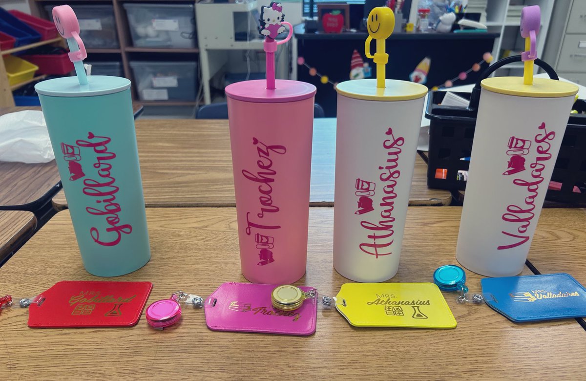 Andrea Trochez (@ms_trochez) on Twitter photo Had to make sure my team were ready to start the year in style ! ๐ค๐ค
Matching Cups โ
Matching Badges โ
Team Shirts โ
Ready to take on the school year. โ
<a href="/Freeman_Hawks/">Freeman Elementary at Golden Meadows</a> <a href="/gisdnews/">Garland ISD</a> Had to make sure my team were ready to start the year in style ! ๐ค๐ค
Matching Cups โ
Matching Badges โ
Team Shirts โ
Ready to take on the school year. โ
<a href="/Freeman_Hawks/">Freeman Elementary at Golden Meadows</a> <a href="/gisdnews/">Garland ISD</a>