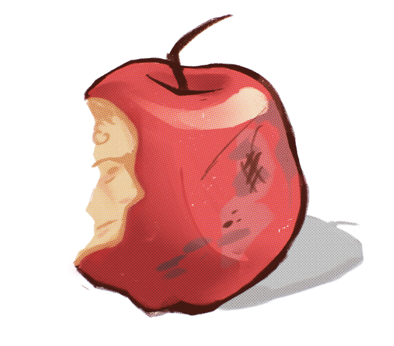 LegandAll's tweet photo. Apple trend except the character is stupid and lonely 💔💔💔💔💔 https://t.co/w2sqhi3WzO
