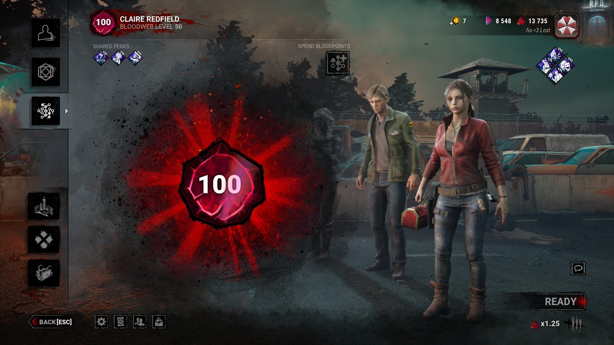 fiiohna's tweet image. P100 Claire my precious •⩊• #dbd #p100