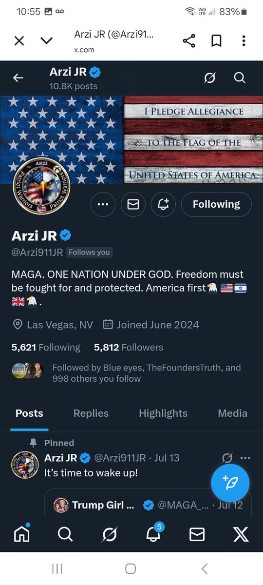 188 short of 6k let's get them there they will FB please follow <a href="/Arzi911JR/">Arzi JR</a> &amp;  repost 💪 🫶 👊 💥 🇺🇸