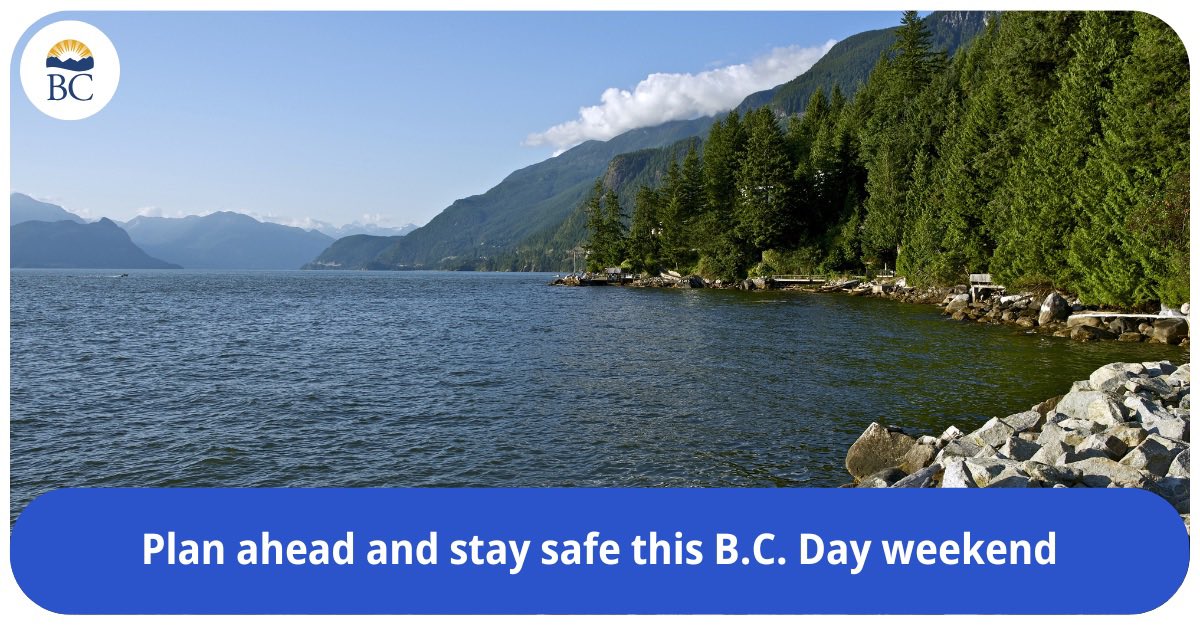 rparmar_BC's tweet image. As we head into BC Day long weekend, please spend time with your family and friends, and enjoy the unrivalled nature we have here.

But do keep in mind much of BC is at heightened wildfire risk. So I’ll say it again: we must stay informed, prepared, and #FireSmart. 

#BCWildfire