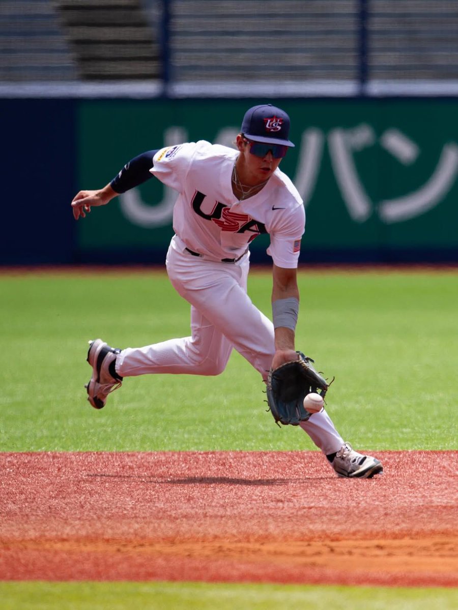 D1Baseball (@d1baseball) on Twitter photo A well-rounded talent with a strong arm that has plenty of carry, sure hands and fluid actions, <a href="/UKBaseball/">Kentucky Baseball</a> rising sophomore Tyler Bell played error-free baseball in 27 chances with the <a href="/USABaseballCNT/">USA Baseball CNT</a>.
<a href="/DSeifertD1PBR/">David Seifert</a> has more on <a href="/BellTyler28/">Tyler Bell</a> and other CNT infielders ⤵️ A well-rounded talent with a strong arm that has plenty of carry, sure hands and fluid actions, <a href="/UKBaseball/">Kentucky Baseball</a> rising sophomore Tyler Bell played error-free baseball in 27 chances with the <a href="/USABaseballCNT/">USA Baseball CNT</a>.
<a href="/DSeifertD1PBR/">David Seifert</a> has more on <a href="/BellTyler28/">Tyler Bell</a> and other CNT infielders ⤵️