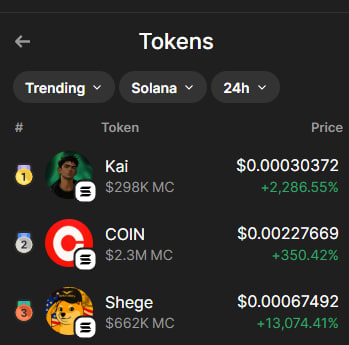 ShegeCoin's tweet photo. #3 on Phantom

Get ready.. https://t.co/SLzOuRSnwo