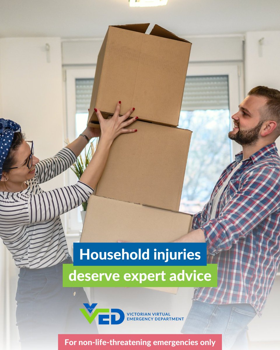 vved_au's tweet photo. Our virtual team of medical doctors can assess minor injuries and guide you on the next steps, all without leaving your house.

#VVED #VirtualED #VictoriaWideService #DomesticAccident #HouseholdInjury #FreeHealthcare #247Care #MedicalSupportFromHome https://t.co/qnvIyEWX1n