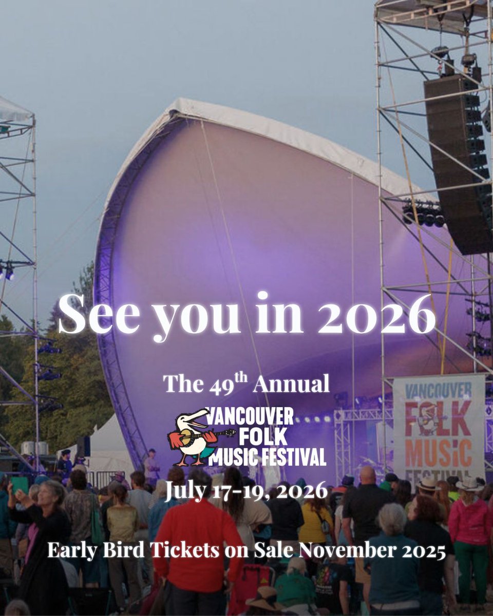We can’t wait to welcome you back for VFMF 2026! 

📅 Save the dates: July 17-19, 2026
❗️ Early-Bird Weekend Passes will go on sale in November.

To stay updated, subscribe to our VFMF Email Newsletter (good music and event news, no spam): thefestival.bc.ca/newsletter
