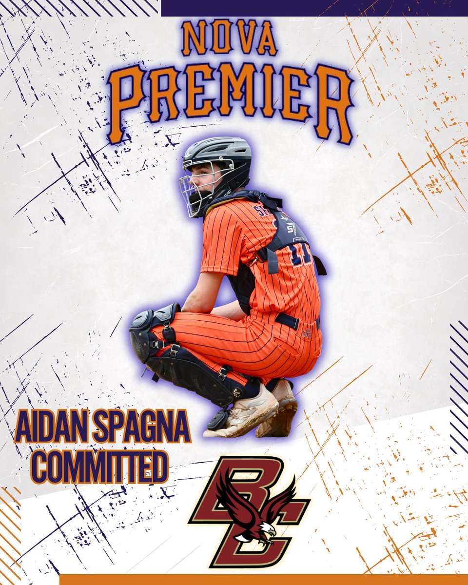 NOVAPremier Baseball (@novapremierbb) on Twitter photo Congrats to Aidan Spagna on his commitment to Boston College! <a href="/BCBirdBall/">Boston College Baseball</a> getting a 🔒 down defender behind the 🍽️ and 💥 in his bat! Congrats to the entire Spagna family! <a href="/Aspagna11/">Aidan Spagna</a> <a href="/indytigers/">INDY BASEBALL</a> #GoPremier Congrats to Aidan Spagna on his commitment to Boston College! <a href="/BCBirdBall/">Boston College Baseball</a> getting a 🔒 down defender behind the 🍽️ and 💥 in his bat! Congrats to the entire Spagna family! <a href="/Aspagna11/">Aidan Spagna</a> <a href="/indytigers/">INDY BASEBALL</a> #GoPremier