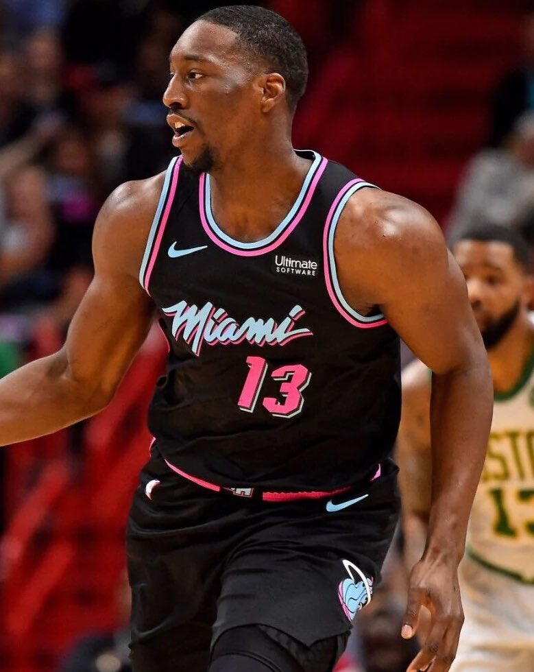 esidery's tweet photo. The Heat are bringing back their “Miami Vice” black uniforms next season as a primary option.

Arguably the most popular NBA City Edition jersey returns in full-time rotation for Miami. https://t.co/E5AY7exr46