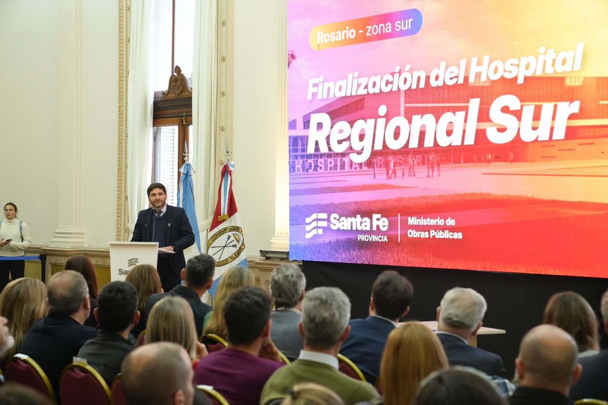 Otro gran paso para la salud pública: abrimos las ofertas para terminar el Hospital Regional Sur de #Rosario, una obra que estuvo paralizada durante mucho tiempo y  que va a mejorar la vida de miles de personas.

Con una inversión de más de 70 mil millones de pesos y un plan de