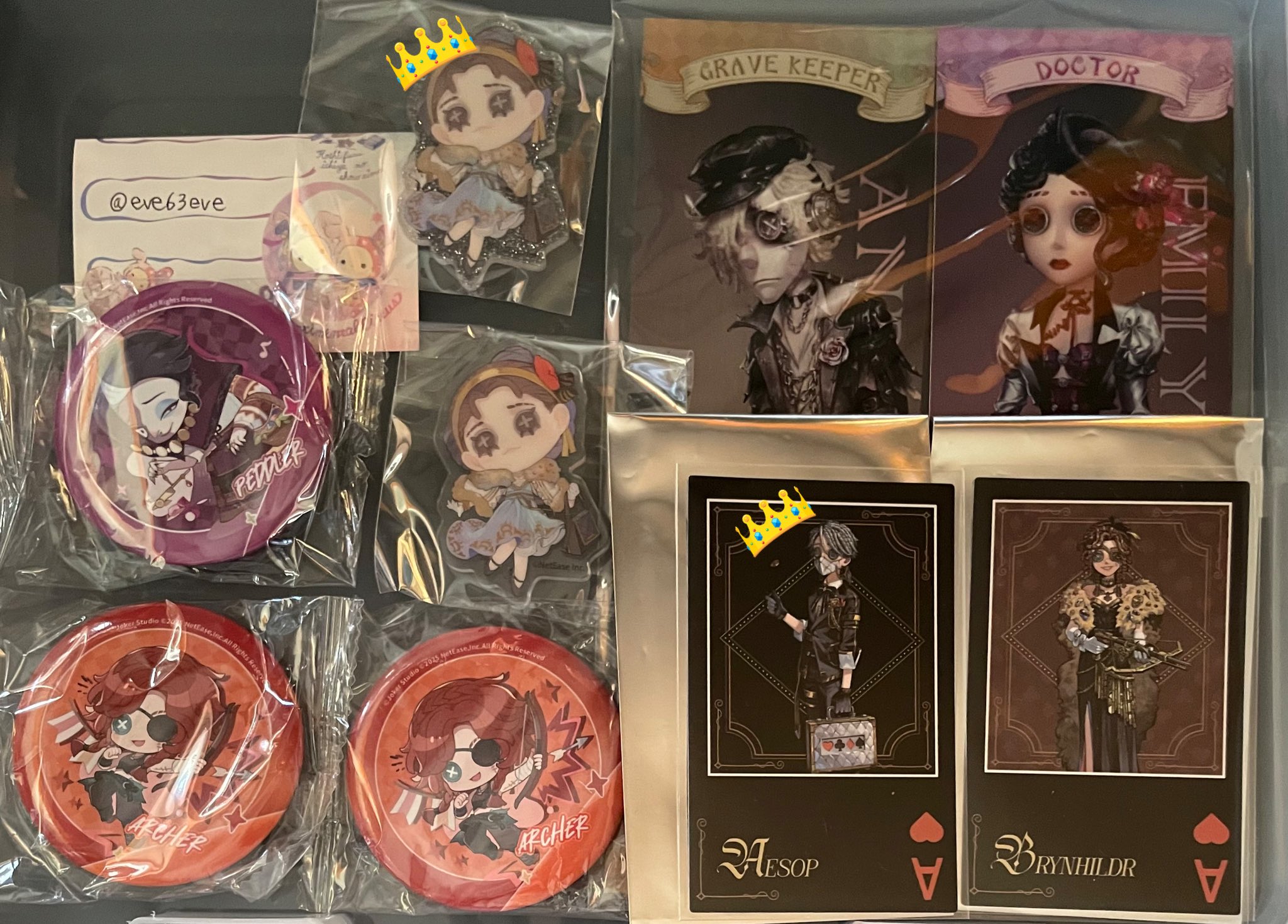 第五人格 IJL プレイオフ 缶バッジ 特典 墓守 隠者 気象学者 医師 第五人格 夏季ijl 特典缶バッジ 気象学者 雑貨商 隠者 墓守 弓
