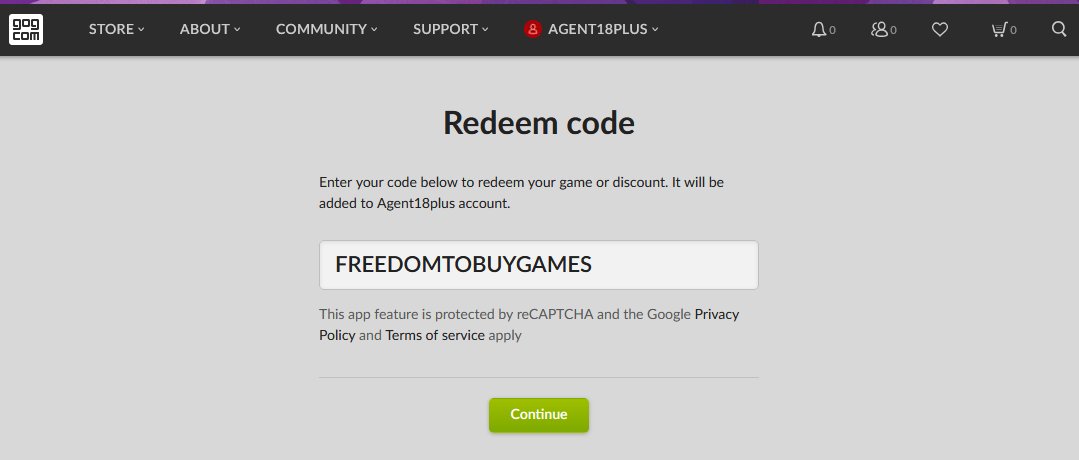 Here's this, you get to download games like Sapphire Safari for FREE. Support the movement for freedom in video games and art!
You're welcome!
gog.com/redeem/freedom…

#gaming #freevideogames #freeyourporngames