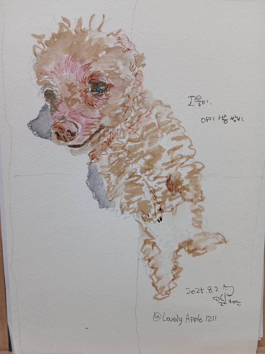 아기 사슴 강아지..