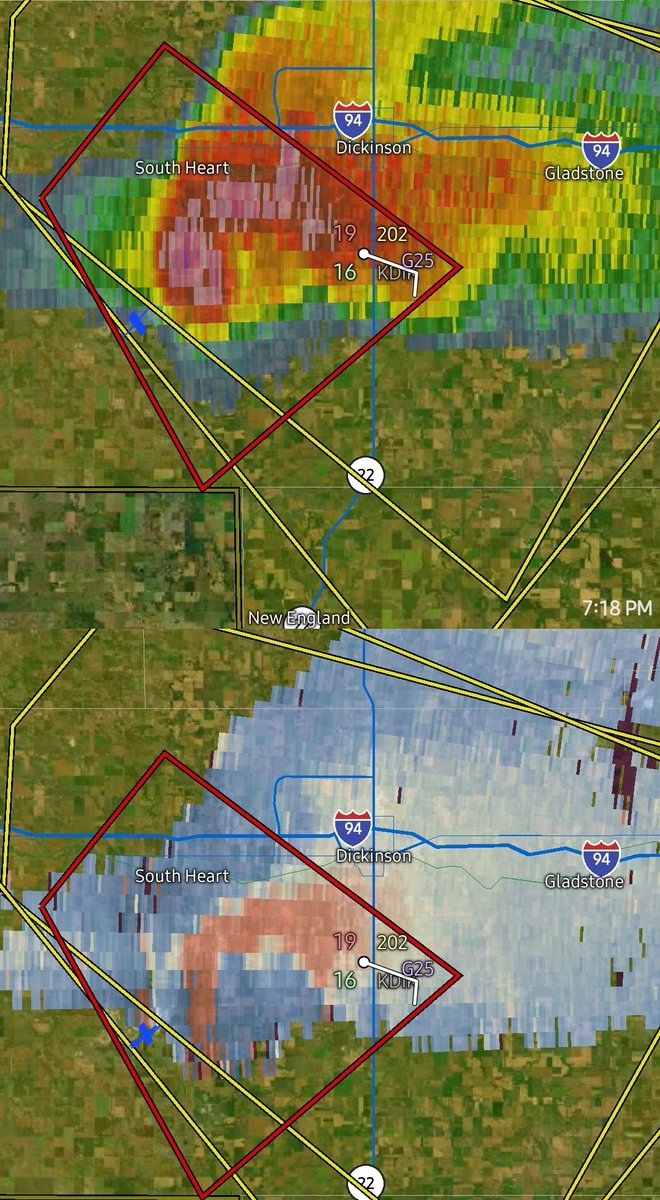 wxkylegillett's tweet image. The radar vs. The Shot #NDwx