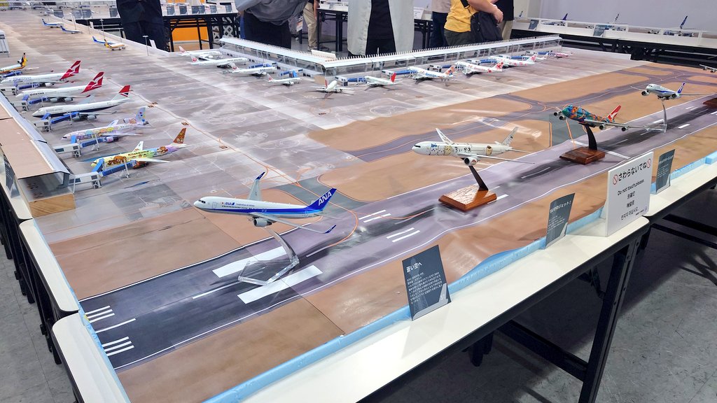 旅客機プラモ展示会IN大阪25 1日目開始しております！ 皆様のご来場を