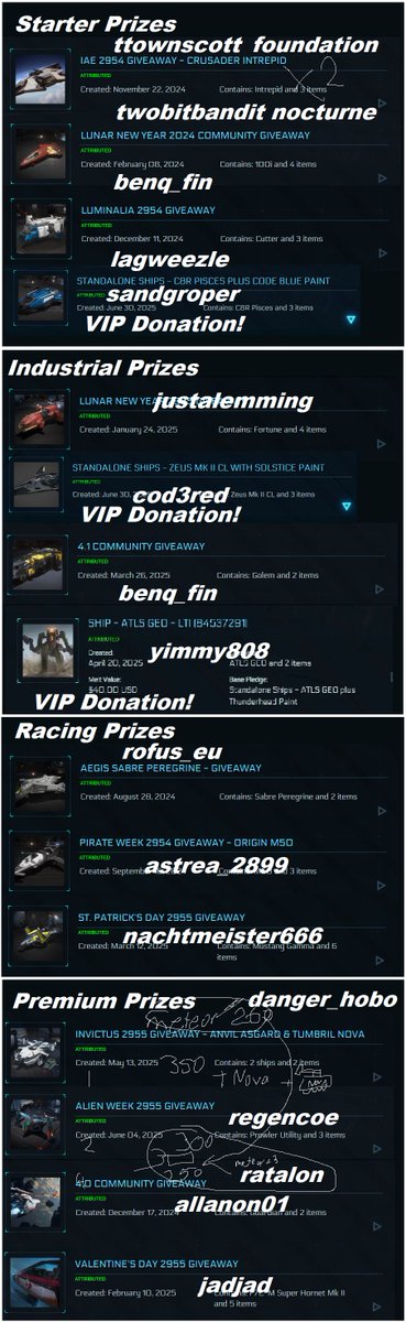 Thank you all for the BEST Birthday stream I have EVER had! Broke subcount record, perfect execution of the bot with 0 issues from load to pulls &amp; congrats to all the winners of our yearly MASSIVE giveaway. 
Enjoy your stuff! Voice took a little hit but I'll be on tonight :D