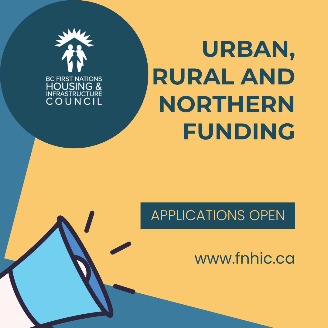 FNHIC is accepting applications for off-reserve affordable housing and homelessness projects across BC.
Applications are reviewed as they come in—so the earlier you apply, the better your chances.

Don’t wait to start planning your project. Apply now!

fnhic.ca/urn