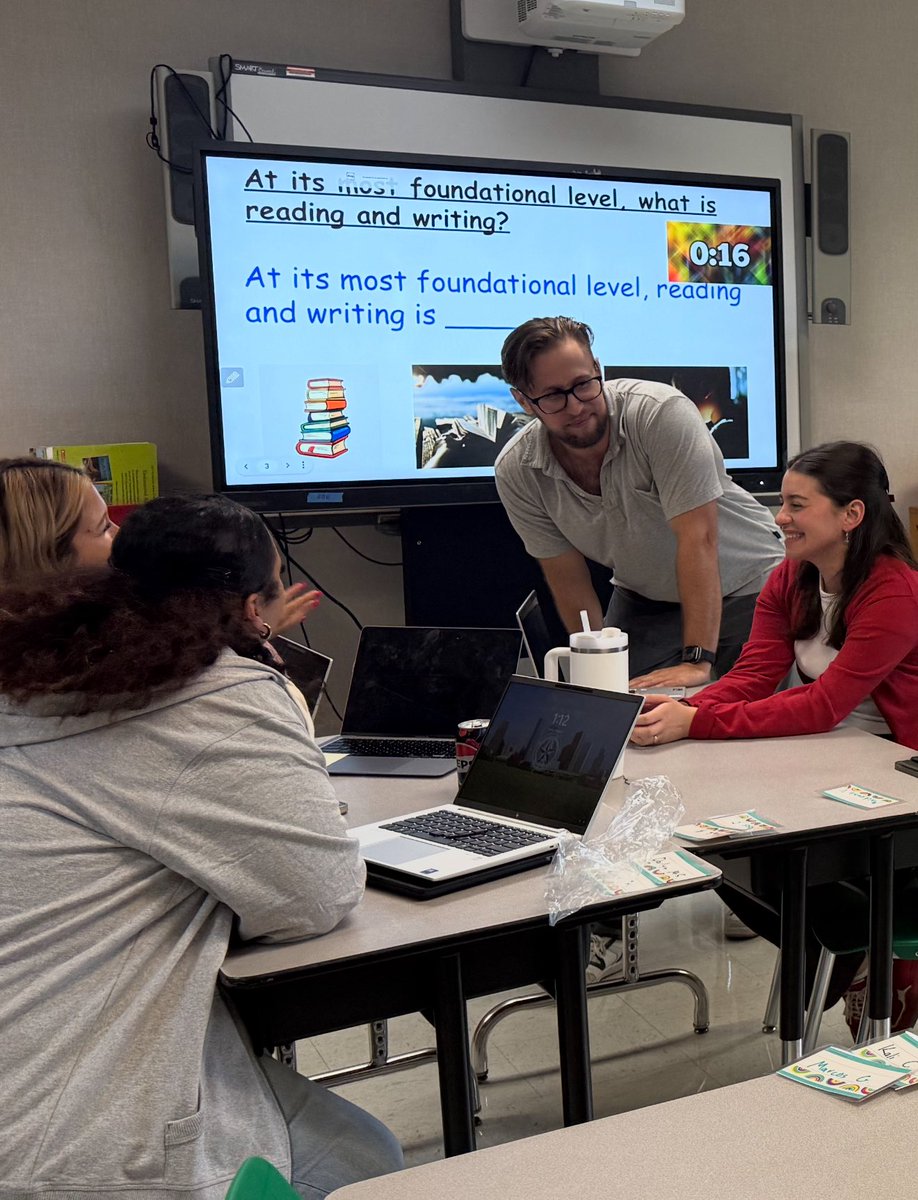 ParisaBehzadi_'s tweet photo. It’s the first day of pre-service…of course, our @hisd_SRE teacher leaders facilitated meaningful, differentiated sessions for the team 🤩 this is just the beginning of #SREandBeyond 🚀✨ https://t.co/Opr9Q5DkFx