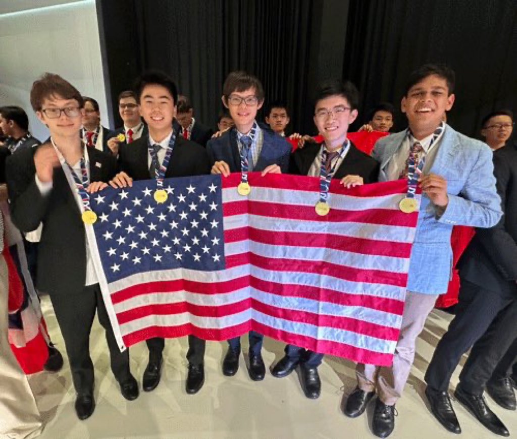 The U.S. has just won the International Physics Olympiad, edging out China for first place.