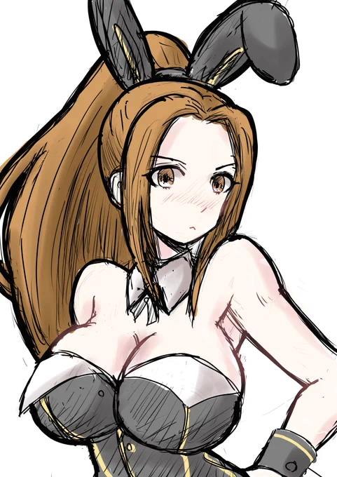 #バニーの日 過去ラクガキ再掲のバニー舞ちゃん
