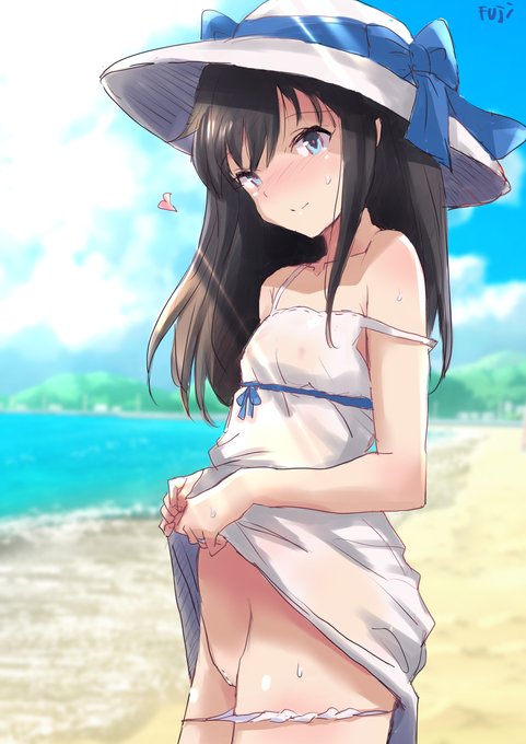 プライベートビーチの朝潮ちゃん
※少しエッチ! 